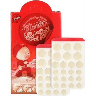 ELIZAVECCA Witch Piggy Hell Pore Blemish Spot Patch Léčivé náplasti proti akné 44 ks