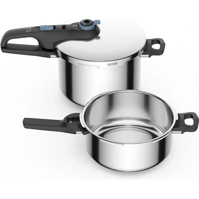 Tefal P2584301 Secure Trendy Sada tlakových hrnců 4 + 6 l – Hledejceny.cz