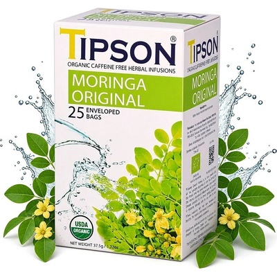 Tipson BIO Moringa original čaj 25 x 1,5 g