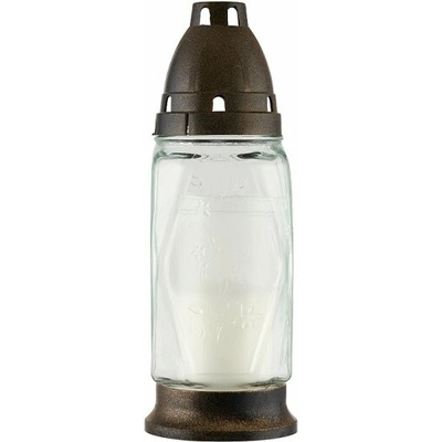 Náhrobný kahanec so sviečkou sklenený LA 516 60 g