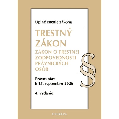 Trestný zákon. 4. vyd., 8/2026