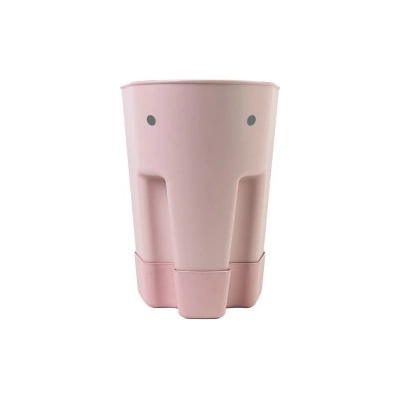 Shnuggle Ellie Úložný košík na hračky do vane Blush Pink