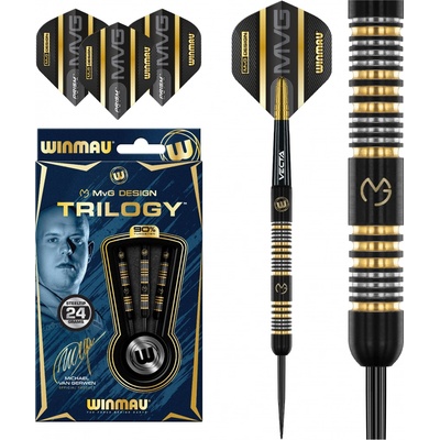 Winmau MvG Trilogy 90% 24g steel