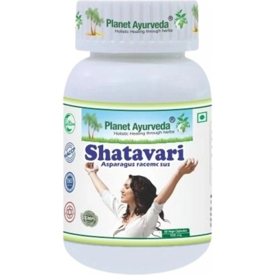 Planet Ayurveda Shatavari extrakt 4:1 500 mg 60 kapslí