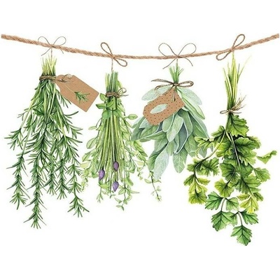 Ambiente Ubrousek na decoupage Bylinky