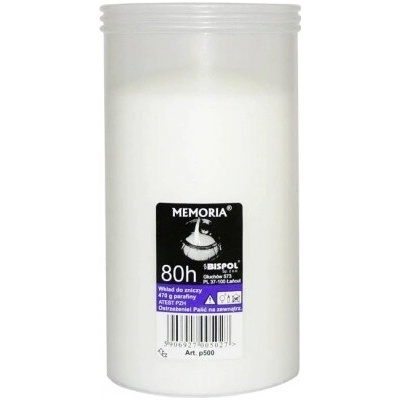 Jiné Značky Náplň náhradní plastová do hřbitovní lampy 470g, 8,5x15,5cm, lisovaný vosk – Hledejceny.cz