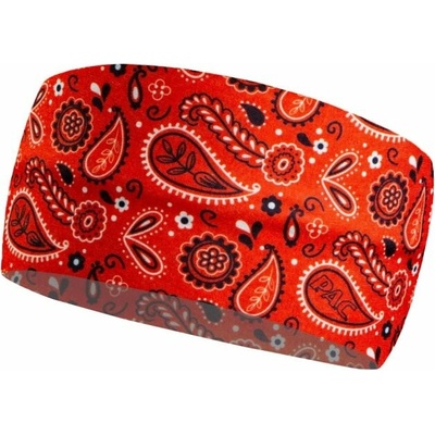 P.A.C. Ocean Upcycling Headband Red Paisley