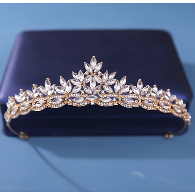Naishide Jewelry svatební korunka Crystal Flowers – Hledejceny.cz
