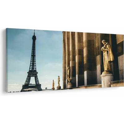Obraz z Trocaderského námestia, Paríž, jednodielne 200x100 cm