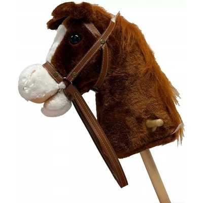 Hobby Horse so zvukom a kolieskami Bruno Baby Mix Brown