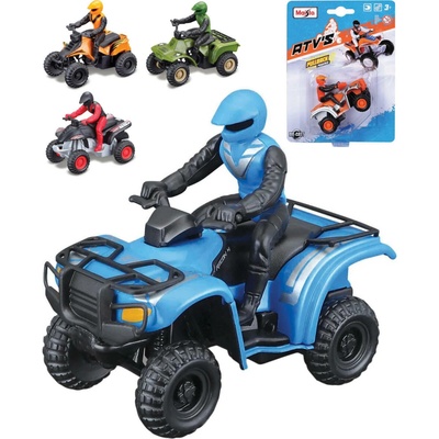 Maisto Čtyřkolka model ATVS na zpětný nátah kov 1:75