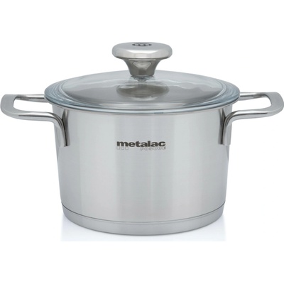Metalac Santino Nerezový hrnec se skl. poklicí 16 cm 1,9 l