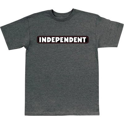 Independent Bar Logo S/S Heavyweight Dk Hthr 159996