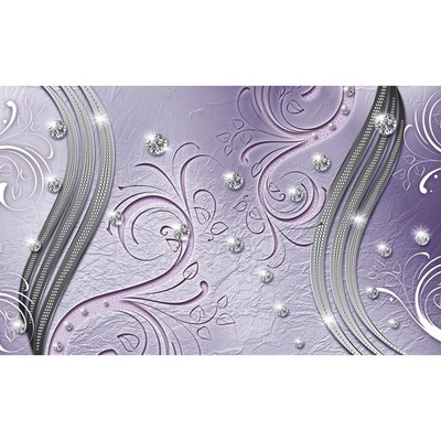 Preinterier FT4610 Fototapeta na stenu Fialovo diamantový ornament vlies 104cm x 70cm