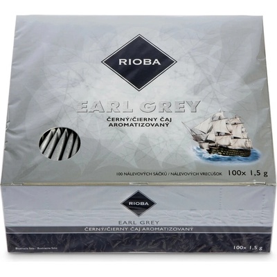 Rioba Čaj Earl Grey 100 x 1,5 g