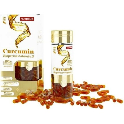 Nutrend CURCUMIN + BIOPERINE + VITAMIN D 60 kapsúl