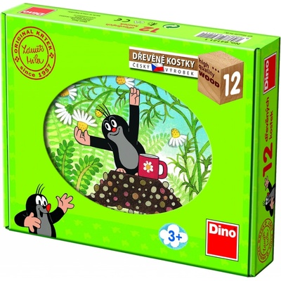 Dino kostky Krtek a přátelé 12 kostek – Hledejceny.cz