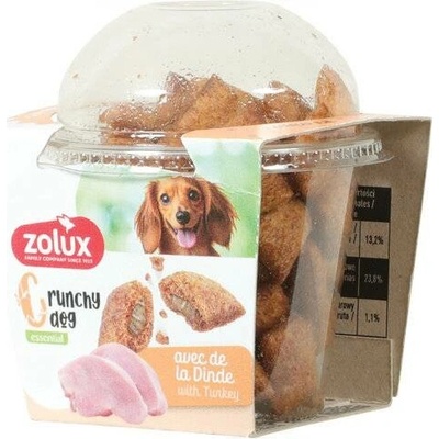 ZOLUX CRUNCHY CROC XL plněné křupavé pochoutky pro psy s krůtím masem 75 g