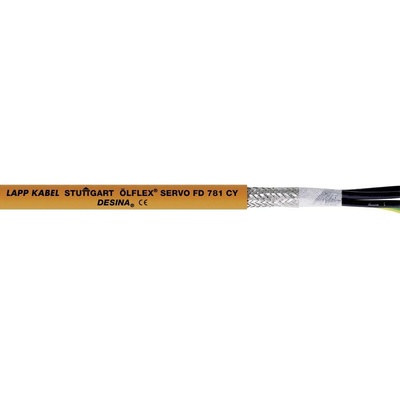 Lapp ÖLFLEX® SERVO FD 781 CY 36321/50 servo kábel 4 G 2.5 mm² 50 m oranžová