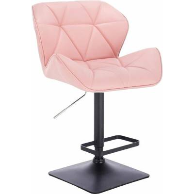 LuxuryForm Design Milano na čiernej hranatej podstave / ružová