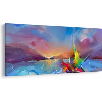 Obraz - Západ slnka, jednodielne 250x125 cm