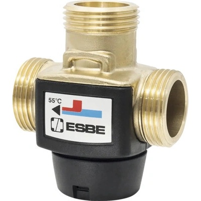 Esbe Ventil termostatický VTC312 s vnějšími závity DN20, 1", 55°C 51001600