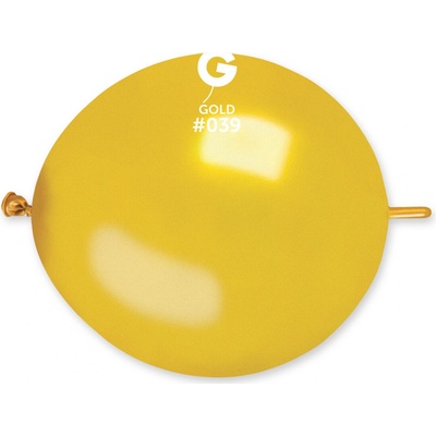 Svet balonku Spojovací balónik zlatý 30 cm
