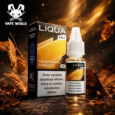 Liqua Salt Traditional Tobacco 10 ml 20 mg