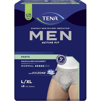TENA Men Pants Normal Grey 772803 L/XL 8 ks – Hledejceny.cz