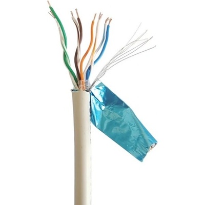 Gembird FPC-5004E-L/100 FTP CAT5E, lanko, stíněný, 100m, šedý