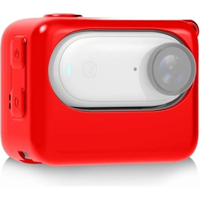 Puluz Silikónový obal pre nabíjacie puzdro Insta360 GO 3 / Insta360 GO 3S červený 86451