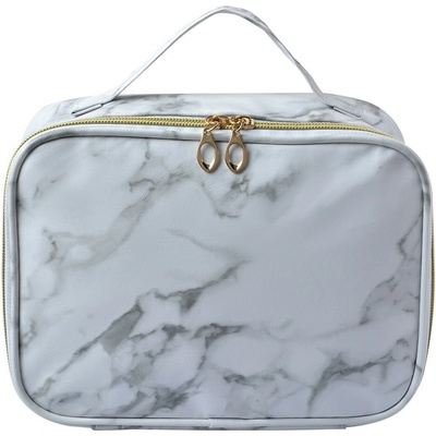 Clayre & Eef toaletní mramorovaná taška Marble bílá