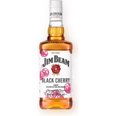 Jim Beam Black Cherry 0,7 l 32.5% (holá láhev)