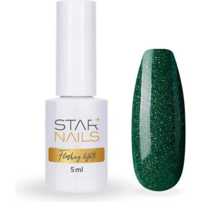 Polish Flashing Lights Uv Led gel jewel smaragdovo zelený gél lak 008 5 ml