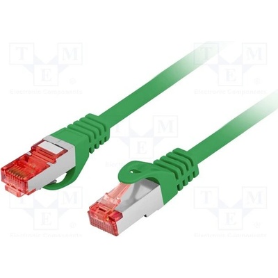 Lanberg PCF6-10CU-0100-G Patch S/FTP Cat 6 RJ45 vidlice z obou stran lanko Cu 1m