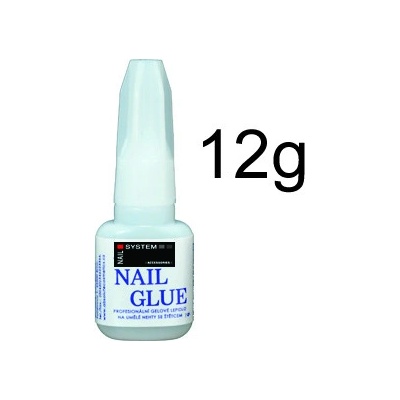 NAIL SYSTEM Lepidlo na umělé nehty 10g se štětcem