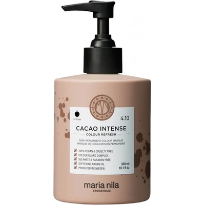 Maria Nila Colour Refresh Cacao Intense 4.10 maska s barevnými pigmenty 300 ml