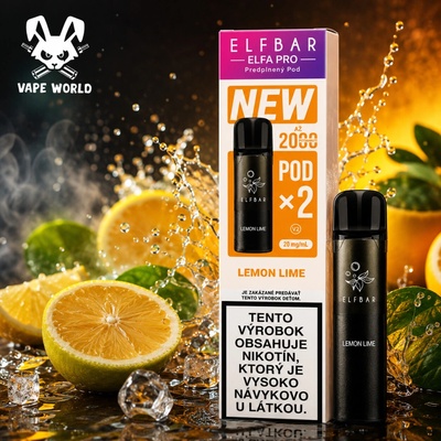 Elf Bar ELFA Pods 2Pack Lemon & Lime 2 x 2 ml 20 mg