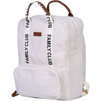 Childhome Batoh Family Club Signature Teddy Off white