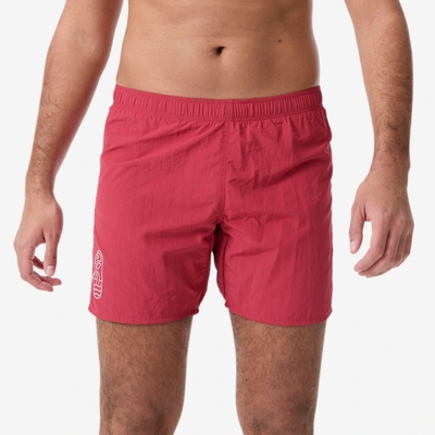 Decathlon pánske šortkové plavky červené