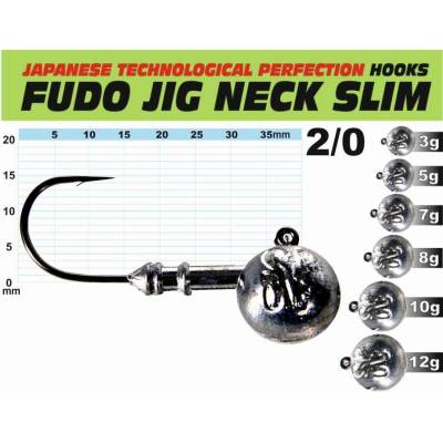 Fudo JIG s krčkem vel.2 12g 5ks