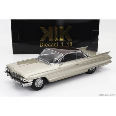 Kk-scale Cadillac Series 62 Coupe Deville 1961 Béžově Hnědá 1:18