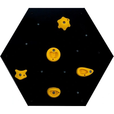 Duvlan hexagonálna lezecká stena 81x71 cm black