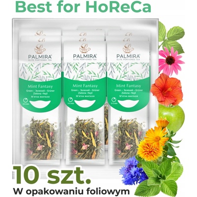 Zelený listový čaj v nálevových vreckách Palmira 24 g