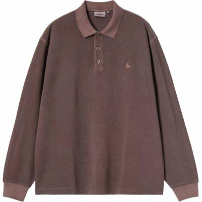 Carhartt WIP Waffle Rugby Palisander Garment Dyed