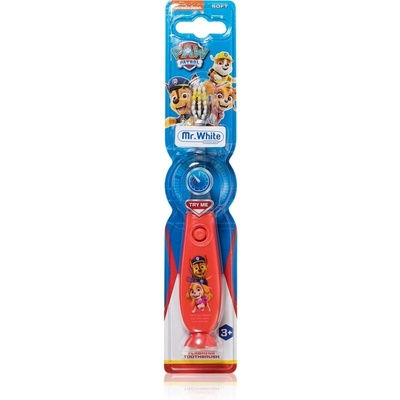 Nickelodeon Paw Patrol Flashing Toothbrush Soft 4 ks