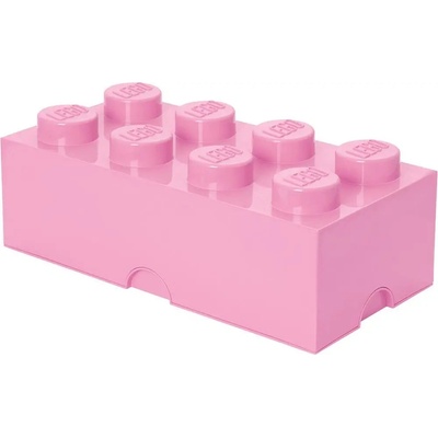 LEGO® Storage box 8 Světle růžový – Hledejceny.cz