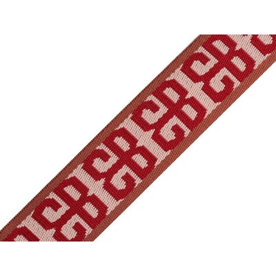 Oboustranný popruh šíře 38 mm Varianta: 3 červená, Balení: 1 m