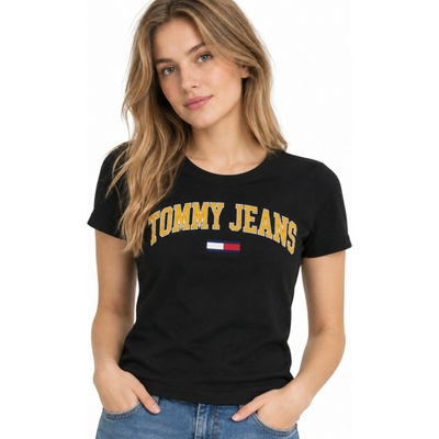 Tommy Hilfiger dámské tričko Signature 159-410 tmavě modré