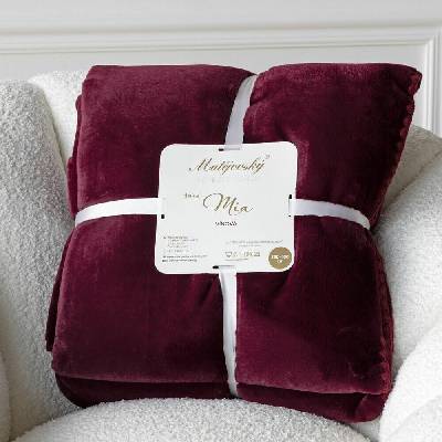 Matějovský Deka MIA vínová Polyester 130x180